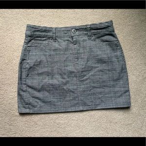Plaid American Eagle plaid jean Skirt!
